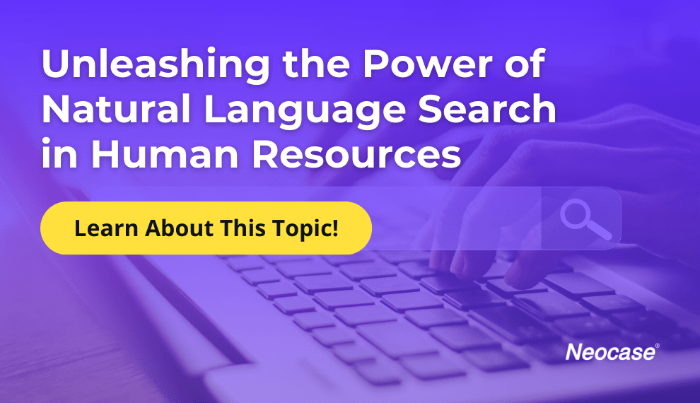 Unleashing the power of natural language search in human resources